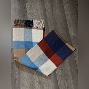 Super soft Cashmink fringe scarf 10”x65” beautiful colors
